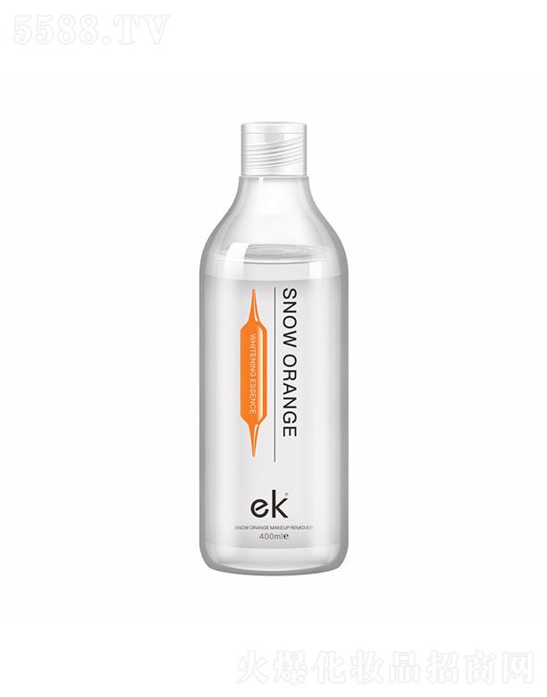 EK清爽香橙卸妆水 400ml大容量眼唇温和卸妆液