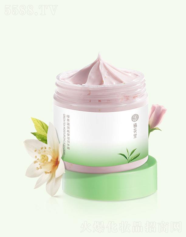 栖花里绿茶滋润高保湿润体霜 350g