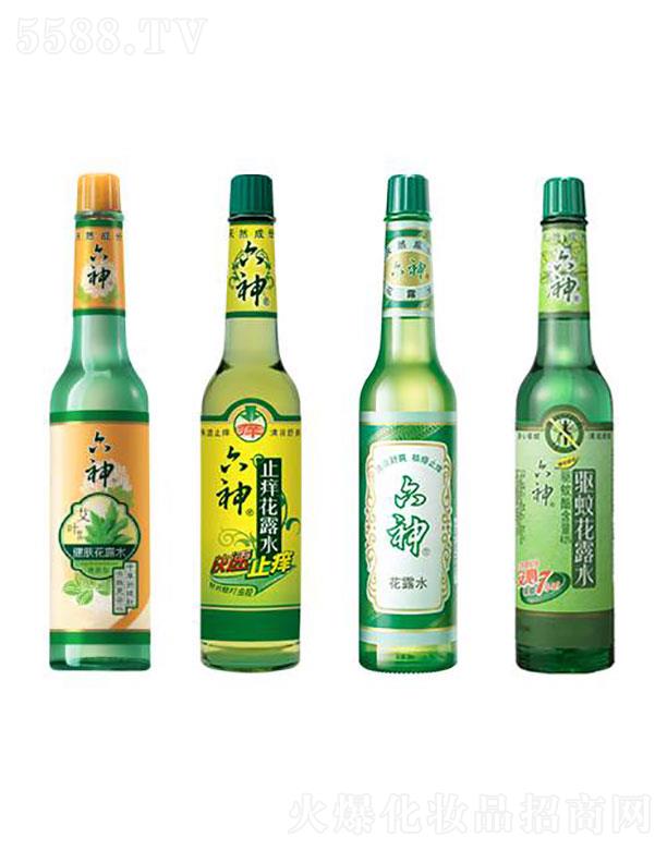 六神玻璃瓶花露水系列