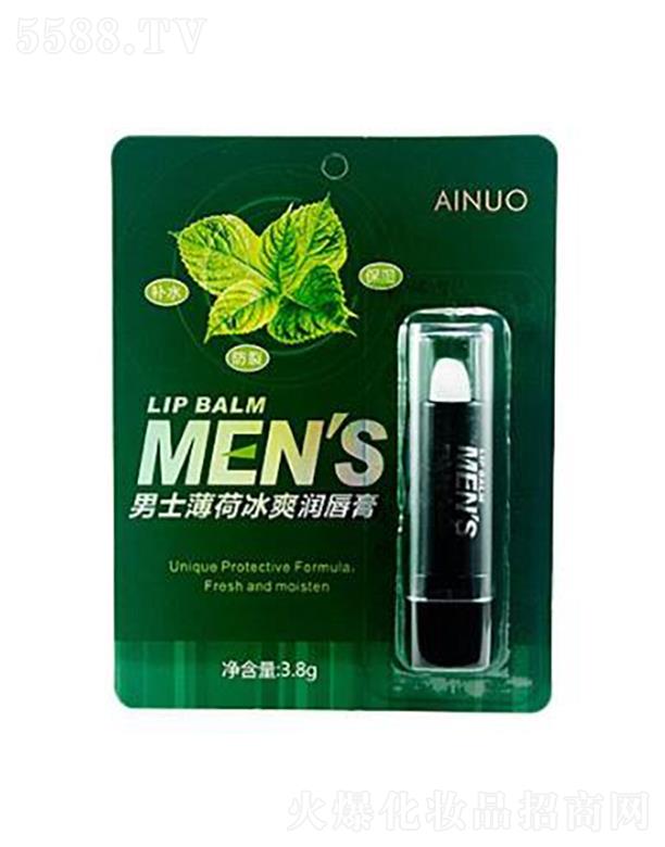 爱诺男士薄荷冰爽润唇膏