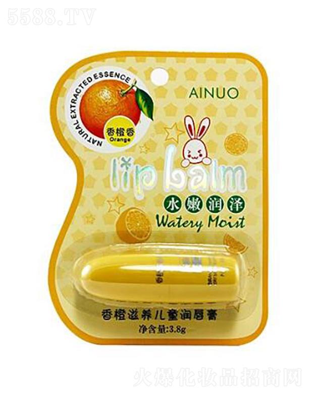 爱诺香橙滋养儿童润唇膏