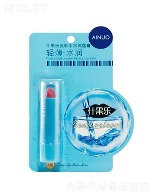 爱诺什果乐淡彩水水润唇膏