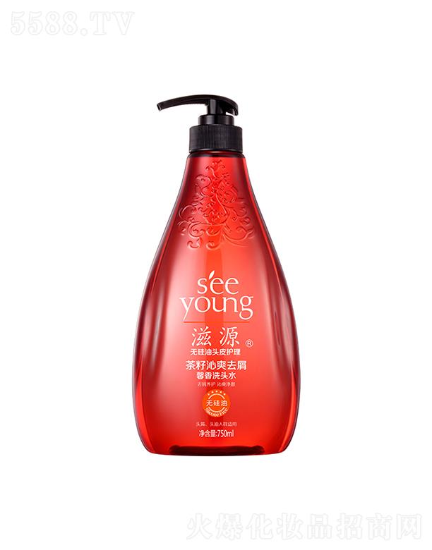 滋源茶籽沁爽去屑馨香洗头水750mL